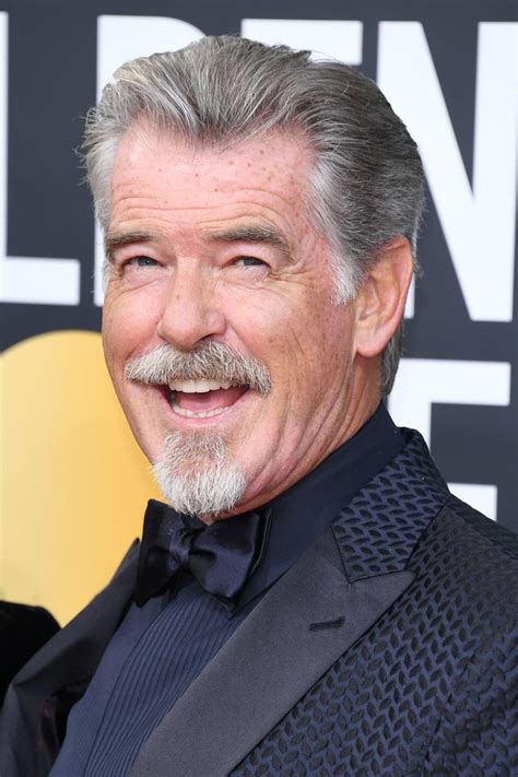 pierce brosnan long hair|pierce brosnan facial hair.